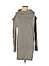 Diane von Furstenberg 100% Cotton Gray Casual Dress Size P (petite) - photo 1