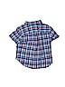 Ralph by Ralph Lauren 100% Cotton Blue Short Sleeve Button-Down Shirt 9-12 MO / 12 MO - photo 2