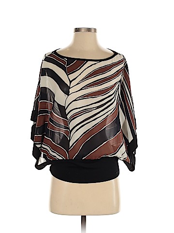 Trina Turk Short Sleeve Silk Top (view 1)