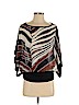 Trina Turk 100% Silk Black Short Sleeve Silk Top Size P (petite) - photo 1