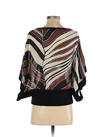 Trina Turk Short Sleeve Silk Top (view 2)