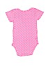 Carter's 100% Cotton Polka Dots Pink Short Sleeve Onesie 12-18 MO / 18 MO - photo 2