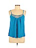 Candie's 100% Rayon Blue Sleeveless Top Size M - photo 1
