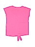 The Children's Place 100% Cotton Solid Pink Short Sleeve Top Size 7 - 8 - photo 2