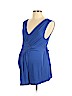 Liz Lange Maternity Blue Casual Dress Size L - photo 1