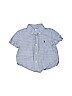 Ralph by Ralph Lauren 100% Cotton Blue Short Sleeve Button-Down Shirt 9-12 MO / 12 MO - photo 1