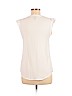 H&M 100% Viscose Ivory Sleeveless Blouse Size 8 - photo 2
