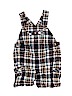 Janie and Jack 100% Cotton Plaid Blue Overall Shorts Size 3-6 mo - photo 1
