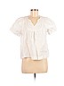 Madewell White Short Sleeve Top Size M - photo 1