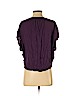 American Eagle Outfitters 100% Viscose Purple Short Sleeve Blouse Size S (petite) - photo 2