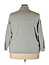 Lands' End 100% Supima Cotton Gray Turtleneck Sweater Size 3X - photo 2
