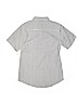 Sovereign Code 100% Cotton Stripes Gray Short Sleeve Button-Down Shirt Size M (youth) - photo 2