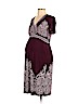 Motherhood Burgundy Casual Dress Size L - photo 1