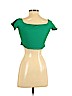 Forever 21 Green Short Sleeve Top Size S - photo 2