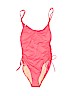 DKNY Pink One Piece Swimsuit Size 14 - photo 1