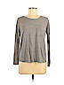 Vince. 100% Viscose Gray Long Sleeve T-Shirt Size S - photo 1