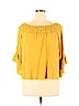 Studio JPR 100% Rayon Yellow 3/4 Sleeve Blouse Size XL - photo 1