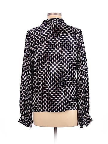 FRAME Long Sleeve Silk Top (view 2)