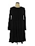 Ann Taylor LOFT 100% Polyester Black Casual Dress Size XL - photo 1