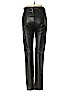 H&M 100% Polyester Black Faux Leather Pants Size 4 - photo 2
