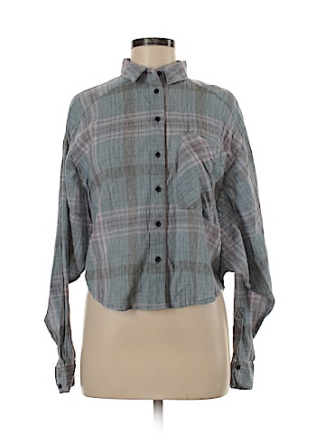 Free People Long Sleeve Button-Down Shirt (view 1)