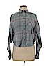 Free People 100% Cotton Blue Long Sleeve Button-Down Shirt Size S - photo 1