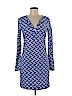 Diane von Furstenberg Blue Casual Dress Size 4 - photo 1