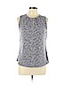 Liz Claiborne White Sleeveless Blouse Size L (petite) - photo 1