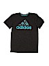 Adidas 100% Polyester Gray Active T-Shirt Size 10 - 12 - photo 1
