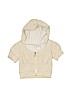 Hannah Montana 100% Cotton Solid Tan Zip Up Hoodie Size 7 - 8 - photo 1