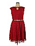 London Times Red Cocktail Dress Size 14 - photo 1