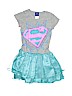 Superman 100% Cotton Gray Dress Size 10 - 12 - photo 1