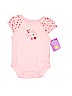 Carter's 100% Cotton Pink Short Sleeve Onesie 0-3 MO / 3 MO - photo 1