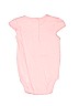 Carter's 100% Cotton Solid Pink Short Sleeve Onesie 3-6 MO / 6 MO - photo 2