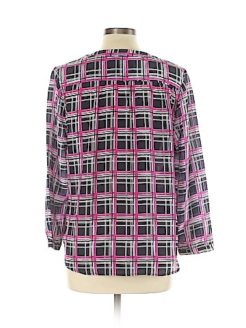 Amour Vert 3/4 Sleeve Silk Top (view 2)