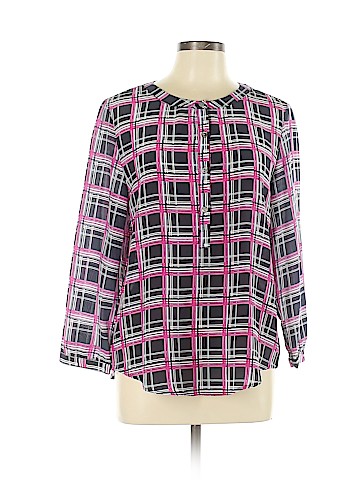 Amour Vert 3/4 Sleeve Silk Top (view 1)