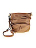 B Makowsky Gold Leather Crossbody Bag One size - photo 1
