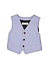 H&M 100% Cotton Blue Tuxedo Vest Size 3 - 4 - photo 1
