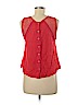 Free People 100% Polyester Red Sleeveless Blouse Size XS - photo 2