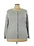 Lane Bryant 100% Rayon Gray Cardigan Size 22 - photo 1