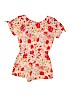 Gymboree 100% Rayon Floral Pink Romper Size 10 - 12 - photo 1