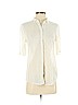Zara 100% Viscose White Short Sleeve Blouse Size S - photo 1