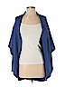 W by Worth 100% Cotton Blue Cardigan Size P (petite) - photo 1