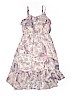 The Children's Place 100% Polyester Floral White Dress Size M (kids) - photo 1