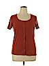 ModCloth Orange Short Sleeve Top Size XL - photo 1