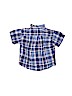 Polo by Ralph Lauren 100% Cotton Blue Short Sleeve Button-Down Shirt 12-18 MO / 18 MO - photo 2