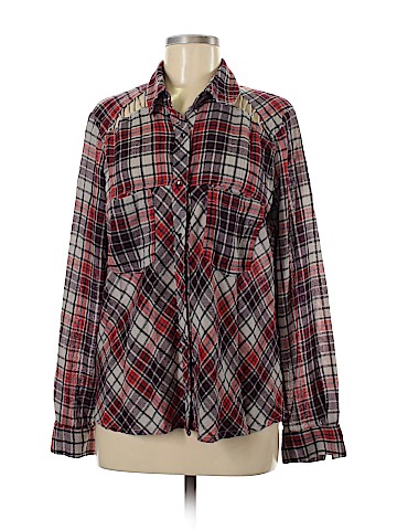 Free People Long Sleeve Button-Down Shirt (view 1)