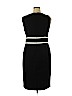 Black Label by Evan Picone 100% Polyester Black Casual Dress Size 14 - photo 2