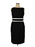 Black Label by Evan Picone 100% Polyester Black Casual Dress Size 14 - photo 1