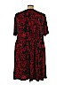 Connected Apparel Red Casual Dress Size 24 - photo 2